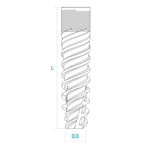 Touareg CloseFit™ UNP Dental Implant 2.75D