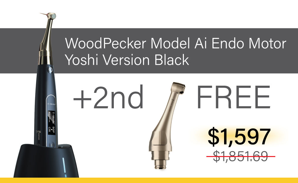 WoodPecker Endo Motor Apex Locator - Model AI (Yoshi) Black