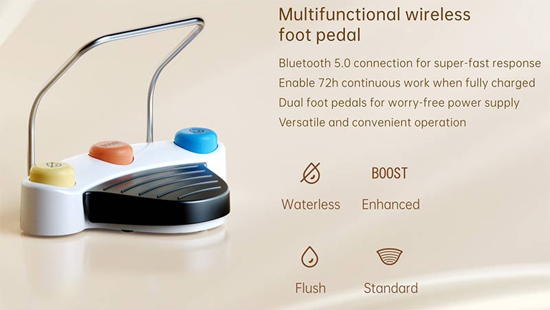 multifuctinal wireless foot padel